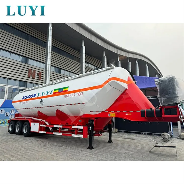 3-Okomita poluprikolica cisterna za prah od 40 kubičnih metara