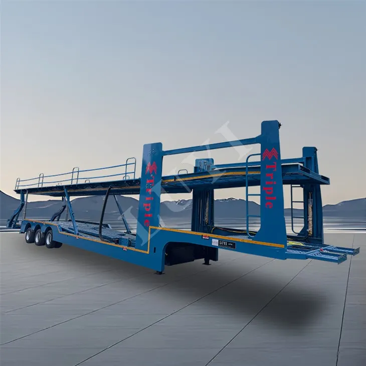 3 osovina 40 stopa dvostruki decker prijevoz automobila poluprikolica