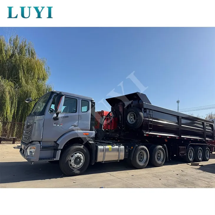 3-osovina U-tipa hidraulične stražnje-kiperske poluprikolice