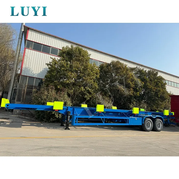 60-tona skeletna poluprikolica za transport dock kontejnera