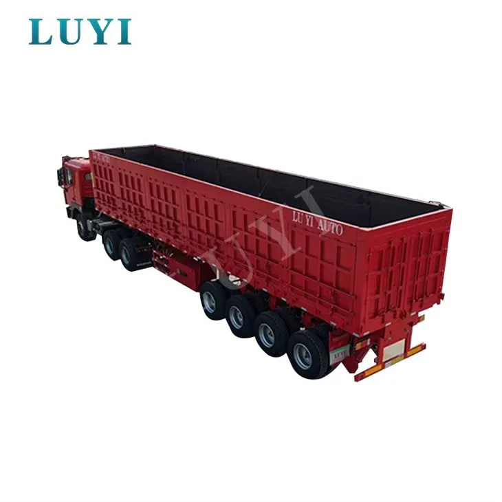 Prilagođena poluprikolica s bočnim istovarom izravno