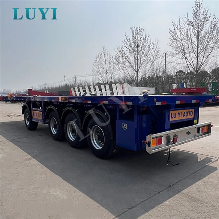 Four Axle Flatbed For Cargo Haulage price