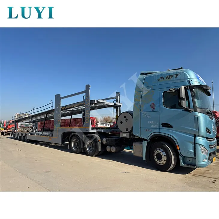 Proces galvanizacije koji nosi 8 poluprikolica za prijevoz automobila