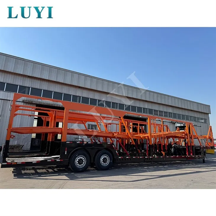 Visoko-učinkovita 2-osovinska poluprikolica za prijevoz automobila s 8 parkirnih prostora