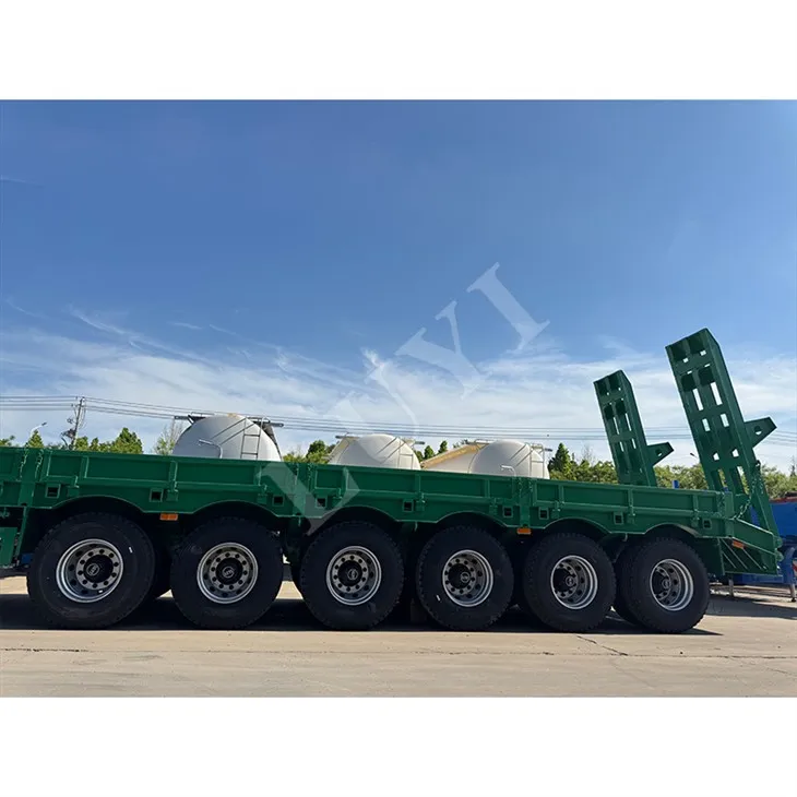 6-osovinski visokokvalitetni kamionski kontejner prikolice s ravnim krevetom